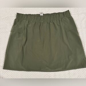 Green RBX Longer-Length Active Skort